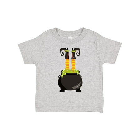 

Inktastic Halloween Witch Cauldron Witch Legs Potion Gift Toddler Boy or Toddler Girl T-Shirt