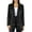 Black, variant on Dyfzdhu Sequin Blazers For Women Long Sleeve Solid Color Shiny Party Suit Jacket Plus Size, Gold L