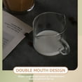 thumbnail image 2 of CIMAXIC Glass Frothing Pitcher Double Mouth Design Comfortable Grip 3Pcs, 2 of 6