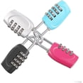 thumbnail image 4 of 4pcs Password Lock Professional Security Padlocks Universal Fitting Universal Zinc Alloy Small Size Suitcase Locker Code Combination Padlock, 4 of 8