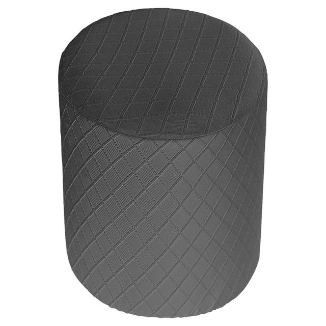 Ottoman Slipcovers Cover, Round Ottoman Cover, Footrest Stool Covers, Stretch Polyester for Footrest Ottoman Living Room , Grey