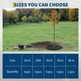 thumbnail image 4 of 36 Inch Rubber Tree Mulch Ring,2 Pack Tree Mulch Mat Tree Weed Barrier for Landscaping Weed Grass Control Root Protection, 4 of 6