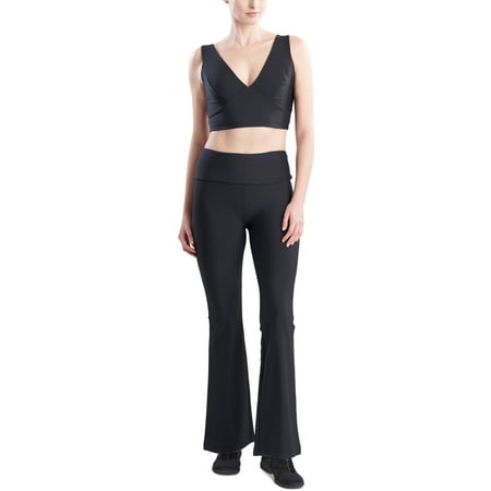 Josie Natori Women's Solstice Cami Cropped Top Black Size Small