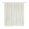 thumbnail image 2 of Mainstays by Becky G. & Alejandra 13-Piece Stripe Fabric Shower Curtain Set, White, 2 of 11