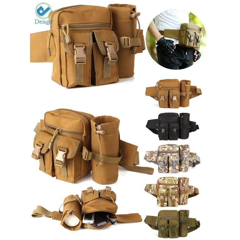 Men Molle Waist Fanny Pack Outdoor Sport Waterproof Tactical Military Army  Bag Travel Camping Hiking Fishing Hunting Belt Pack - AliExpress