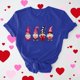 thumbnail image 2 of RKSTN Valentine Gifts Women's Valentine's Day T Shirts Oversized Crewneck Valentines Graphic Print Short Sleeve Shirt Womens Casual Solid Round Neck Plus Size Loose Fits Tee Top Summer Clothes, 2 of 8