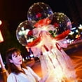 thumbnail image 4 of Valentine's Day LED Rose Bobo Ball, Luminous Net Red Bouquet Balloon Night Market Booth Bobo Ball-Blue Petals, 4 of 6