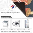 thumbnail image 4 of Yayeee Magnetic Dishwasher Cover for The Front Decoration Home Kitchen Machine Sticker Protector, Black Mushroom Pattern, 4 of 6