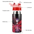 thumbnail image 3 of Jujutsu Anime Kaise Water Bottle with Straw Lid Vacuum Insulated Stainless Steel Double Walled Leakproof Tumbler Cup 12oz, 3 of 8