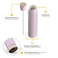 thumbnail image 3 of RTIC 26 oz Ceramic Lined Insulated Journey Water Bottle, Leak-Proof Lid, Pale Pink Glitter, 3 of 8