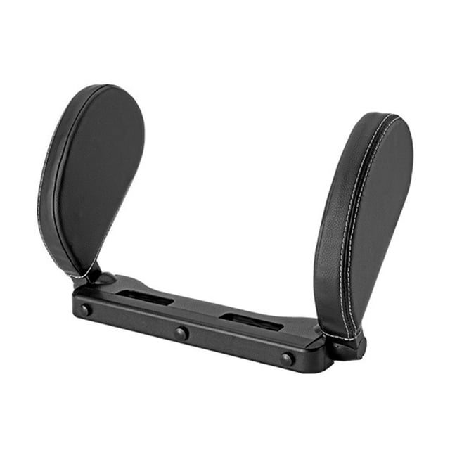 Amdohai Oreiller Repose-Tête Universel pour Siège Auto, Oreiller de Cou en Mousse à Mémoire de Forme Réglable en Forme de U (Noir)