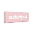 thumbnail image 3 of Stupell Industries Sisterhood Meaningful Siblings Pink Retro Typography Graphic Art Gallery Wrapped Canvas Print Wall Art, Design by Daphne Polselli, 3 of 5