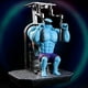 thumbnail image 2 of GK hombre musculoso camioneta fitness Charmander Squirtle Bulbasaur montículo de semillas escena modelo de mano, 2 of 5