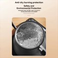 thumbnail image 4 of 1000ml Fast Heating Water Pot 304 Stainless Steel Electric Water Kettle & Coffee Kettle Automatic Power Off B US Plug,1 x Heating Water Pot,White, 4 of 9