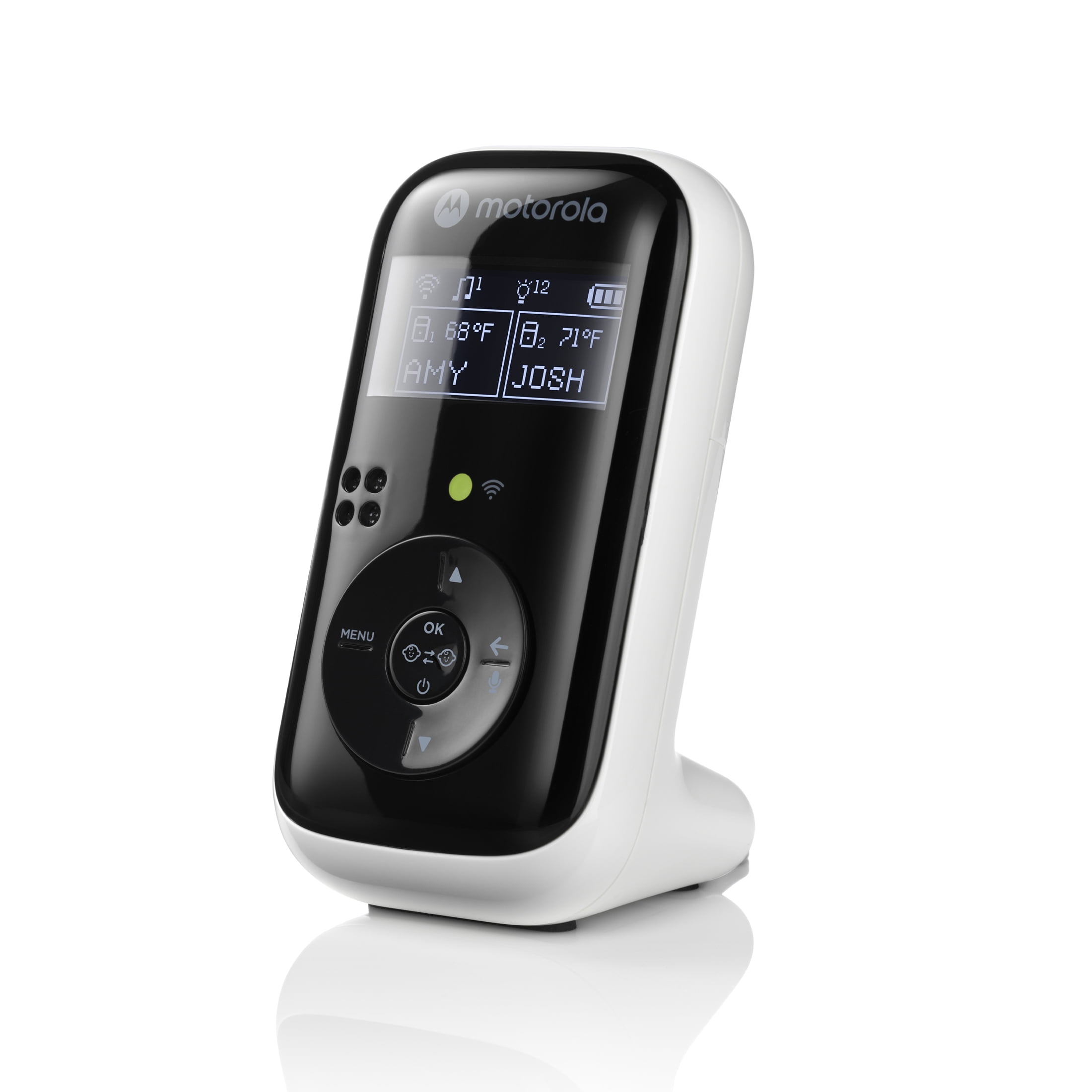 Motorola Nursery PIP15-2 Audio Baby Monitor, Dual Room HD with Nightlight, 1500 ft. Range, Two-Way Talk, Includes Parent Unit, 2 Monitors, White