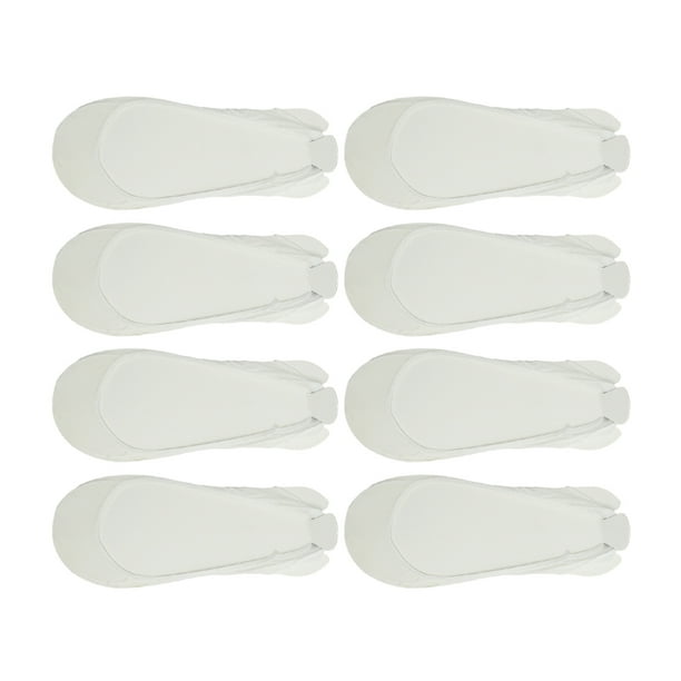 Sonducket 8 Uds. Almohadillas duraderas y no tóxicas estilo calcetín para aliviar la fatiga del pie almohadillas para zapatos Calcetines Accesorios de calzado blanco