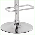 thumbnail image 2 of Stools, Modern 360° Swivel Adjustable Height Footrest, Slate Gray Chrome Silver Metal Acrylic for Kitchen Dining | Acrylic | Slate Gray, 2 of 5
