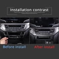 thumbnail image 4 of TINKI Center Console Air Conditioning Mode Button Frame Trim for Honda Pilot 2016-2022/ Honda Ridgeline 2017-2023/ Honda Passport 2019-2023 Interior Accessories ABS Material, 4 of 7