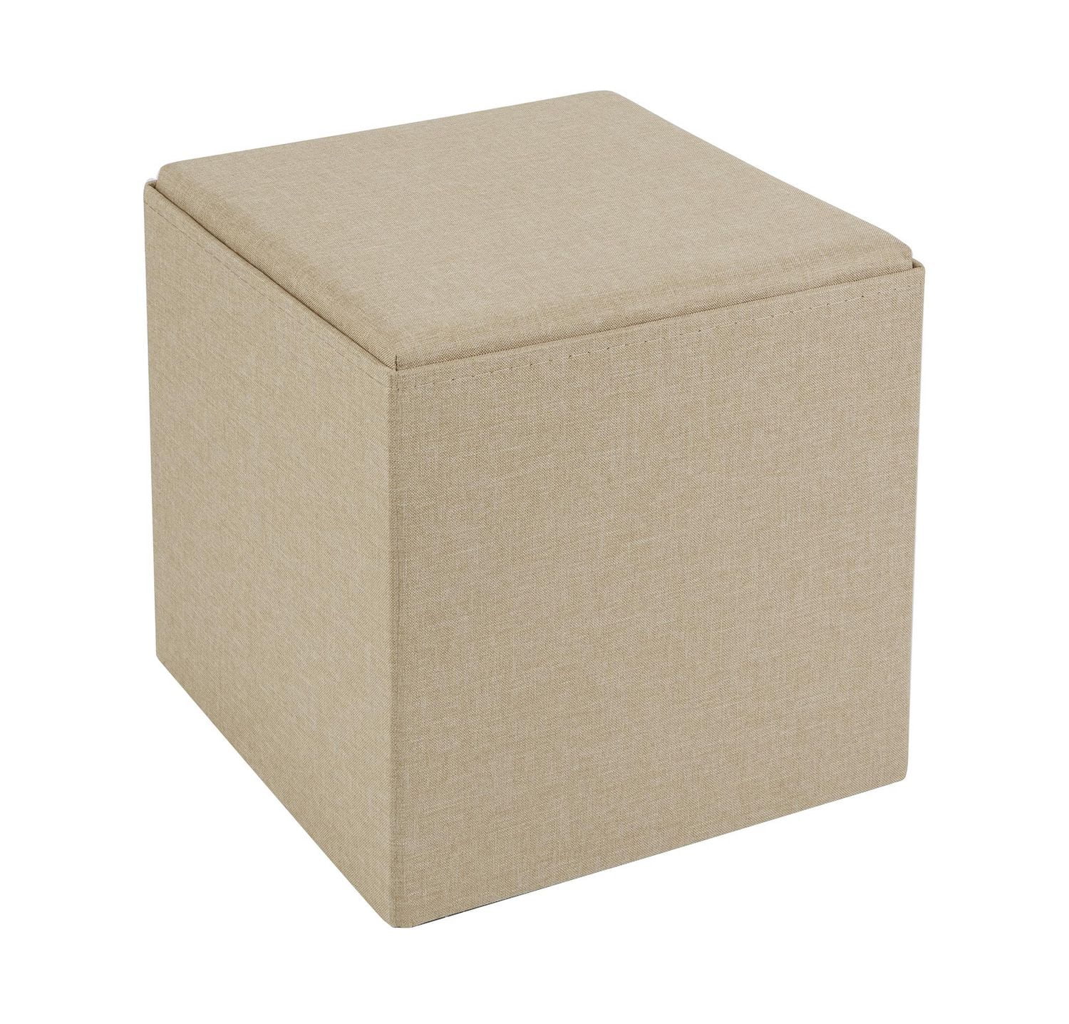 HT Cube de stockage 15 po pliant avec plateau