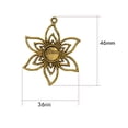 thumbnail image 4 of Abbracc 20Pcs Alloy Golden Pendant Blank Bezel 10mm Setting Tray Round Findings Base, 4 of 7