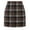 Light Brown, variant on JGNGSHN Womens High Waist Plaid Skirt Fashion Bodycon Pencil Wool Mini Skirts