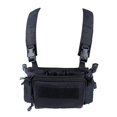 thumbnail image 2 of Chaleco táctico para hombre Police Chest  Plate Carrier Hunting Negro Zulema Chaleco para juegos al aire libre, 2 of 8