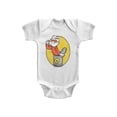 thumbnail image 1 of Popeye Baby Popeye Spinach Can White Infant Baby Creeper Snapsuit Romper, 1 of 2