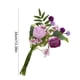 thumbnail image 3 of Ramo de Flores Artificiales para Exterior | Rosas de Seda Sintética con Tallos de Hierro Ajustables | Arreglo Floral de Plástico Duradero En Rojo, Rosa, Beige y Morado para Jardín, Patio, Porche, Ven, 3 of 6