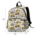 thumbnail image 3 of Construction Truck Kids Backpack Toddlers School Bookbag Age 2-6 Children Preschool Bag Boys Girls Kindergarten Daypack, 3 of 7