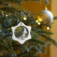 thumbnail image 7 of 3drose, Moss Glen Falls, Granville, Vermont, Usa - Us46 Aje0007 - Adam Jones, 3 inch Snowflake Porcelain Ornament, 7 of 7