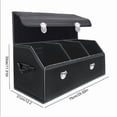 thumbnail image 2 of Btidfty Car Trunk Storage Box - Large Capacity Folding PU Tool Organizer,  Store Snacks, Toys, Tools, Shoes, Etc. Suitable for SUVs and Other Car Models, 2 of 10