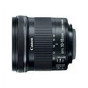 Canon レンズ EF-S 10-18㎜ 1:4.5-5.6 IS STM Amazon.com : Canon EF-S 10-18mm f/4.5-5.6 is STM Lens, Lens