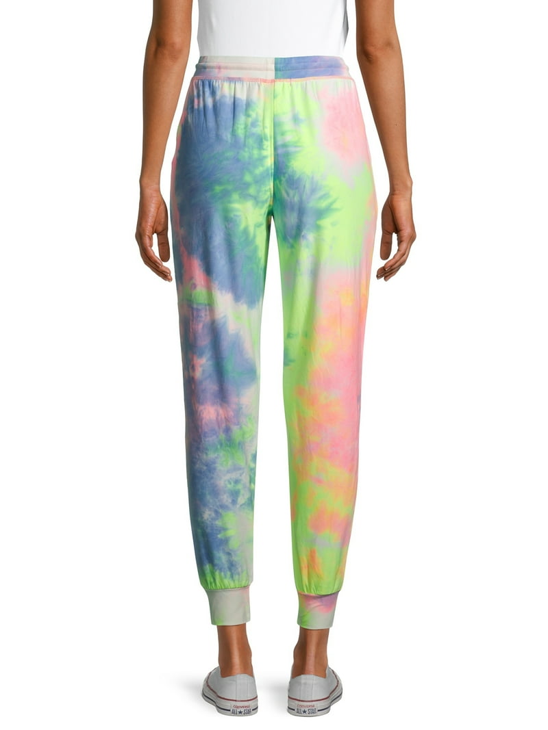 Derek Heart Tie Dye Jogger Poly/Spandex Fabrication