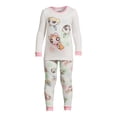 thumbnail image 2 of Powerpuff Girls Toddler Girls Snug Fit Hacci Long Sleeve Pajama Set, 2-Piece, Sizes 12M-5T, 2 of 5