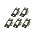 5/10Pcs Standard Tubular Latch Replacement Striker Plate Stainless