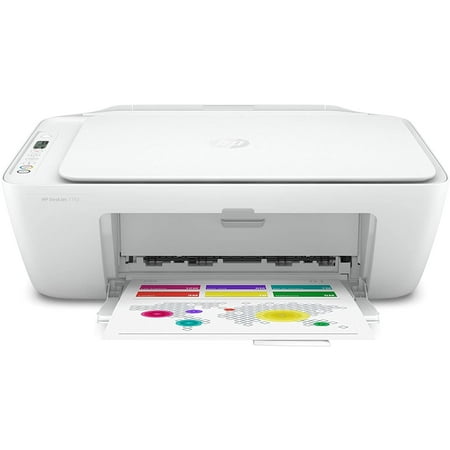 (Renewed) HP Deskjet 2700 series Wireless All-in-one Color Inkjet Printer - White