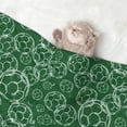thumbnail image 2 of Naloa Soccer Dog Blanket, 3 Sizes Cat Blanket for Indoor Cats Large Medium Small Dog Gifts-Large, 2 of 8