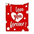 thumbnail image 2 of Meggemo 39.4x51.2 Inch Flannel Romantic Heart Printed Blanket Valentine's Day Soft Warm Throw Blanket for Sofa Bed Chair Indoor Home Use Adds Sweet and Cozy Atmosphere, 2 of 6