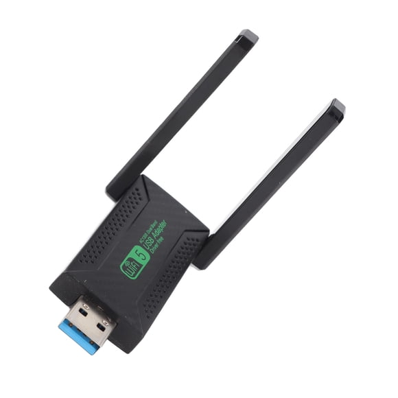USB Wifi Adapter, Network Adapter 1200Mbps Wide Compatibility for Laptop