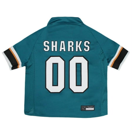 UPC: 0849790079809 | Pets First NHL San Jose Sharks Mesh Jersey for Dogs and Cats – Licensed