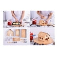 thumbnail image 6 of Gingerbread House Cookie Cutter Set - Gingerbread House，3D House Cookie Cutters Kit for Holiday, Winter, Christmas & Gingerbread House Kit for Kids , Gift Package (10Pcs Christmas Cookie Cutters), 6 of 7