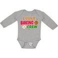 thumbnail image 3 of Inktastic Christmas Cookie Baking Crew Boys or Girls Long Sleeve Baby Bodysuit, 3 of 5