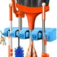 thumbnail image 4 of JMYHOAM Cleaning Tools Wall Organizer With Adjustables Slots And Hooks Wall Mounted Tool And Brooms Holders Organization And Storage For The Kitchen And Garage Cleaning Supplies, 4 of 6