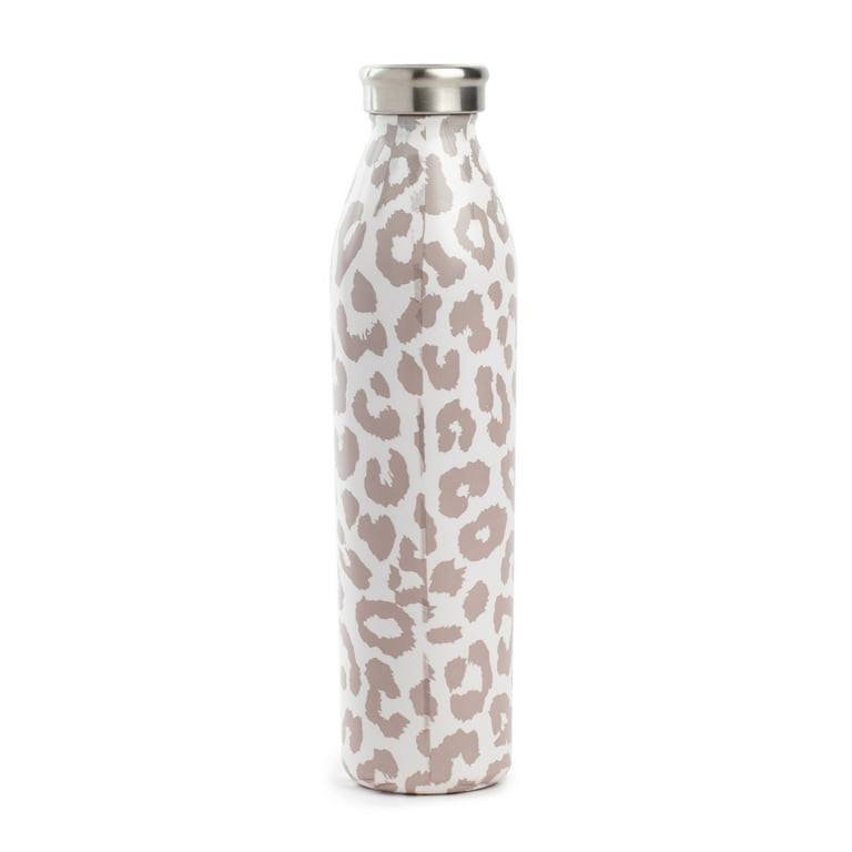Tal 20 Oz Stainless Vacuum Insulated Modern Water Bottle, Leopard