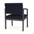 thumbnail image 5 of Lenox Steel Reception Waiting Oversize Guest Chair / Charcoal Steel / Navy Blue, 5 of 5