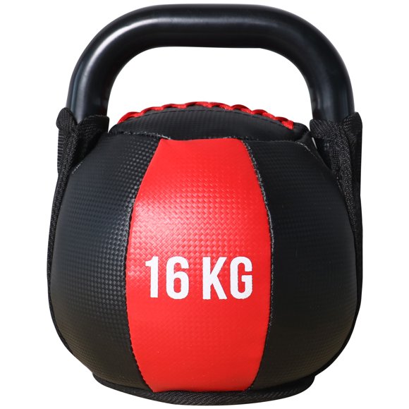 PRISP Kettlebell Souple pour l'Entraînement - Corps de Cloche Rempli de Sable avec Poignée Rigide
