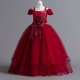 thumbnail image 7 of Kiviey Girls Holiday Dress Puffy Tulle Skirt Flower Gir Dresses Dress for Fashion Size 11-12, 7 of 7