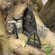 thumbnail image 4 of Miniature Fairy Gnome Home Window and Door for Tree Decoration Garden Art Miniature Crafts Elf Yard - Garden Decor, 4 of 5
