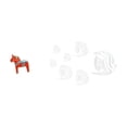 thumbnail image 1 of Figura de escritorio,Estatua de caballo Dala tradicional sueca,artesanía,Figura creativa de caballo de Dalecarlian,Adhesivo de pared,Vinilos decorativos de peces para pared,dormitorio,sala de, 1 of 8