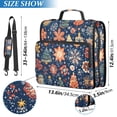thumbnail image 2 of FORMRS Zipper Binder with Shoulder Strap 2-inch Ring 500 Sheet Capacity File Bag, Christmas Splendor, 2 of 5